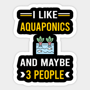 3 People Aquaponics Aquaponic Sticker